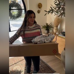 Maje sweater holiday medium M crew neck